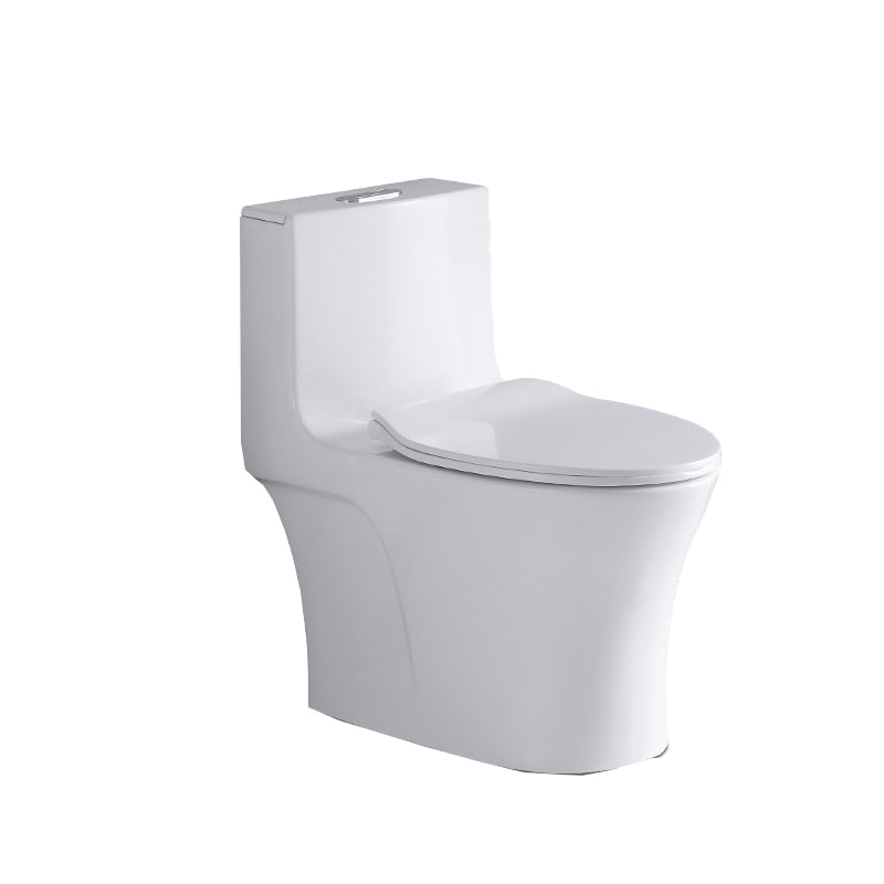 Traditional Ceramic Flush Toilet Seat Included Urine Toilet for Bathroom 15"L x 28"W x 28"H Clearhalo 'Bathroom Remodel & Bathroom Fixtures' 'Home Improvement' 'home_improvement' 'home_improvement_toilets' 'Toilets & Bidets' 'Toilets' 6980528