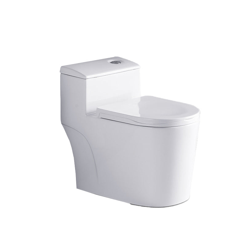 Traditional Ceramic Flush Toilet Seat Included Urine Toilet for Bathroom 15"L x 28"W x 25"H 16" Clearhalo 'Bathroom Remodel & Bathroom Fixtures' 'Home Improvement' 'home_improvement' 'home_improvement_toilets' 'Toilets & Bidets' 'Toilets' 6980531