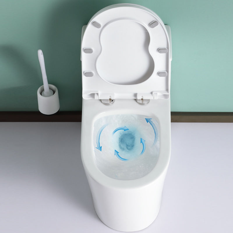 Traditional Ceramic Flush Toilet Seat Included Urine Toilet for Bathroom Clearhalo 'Bathroom Remodel & Bathroom Fixtures' 'Home Improvement' 'home_improvement' 'home_improvement_toilets' 'Toilets & Bidets' 'Toilets' 6980532