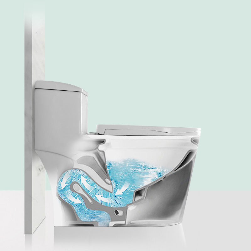 Traditional Ceramic Flush Toilet Seat Included Urine Toilet for Bathroom Clearhalo 'Bathroom Remodel & Bathroom Fixtures' 'Home Improvement' 'home_improvement' 'home_improvement_toilets' 'Toilets & Bidets' 'Toilets' 6980541