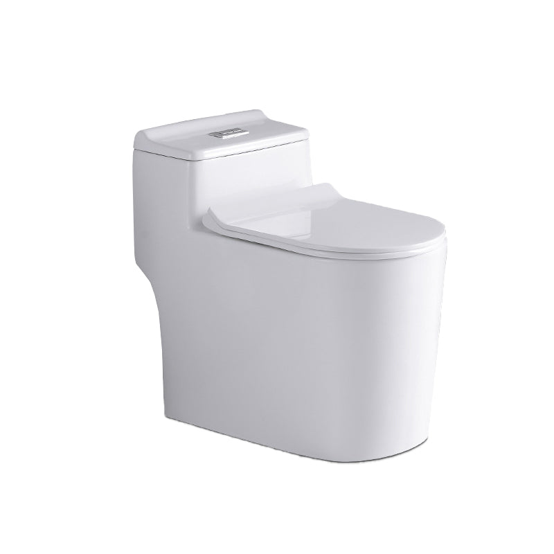 Traditional Ceramic Flush Toilet Seat Included Urine Toilet for Bathroom 15"L x 27"W x 24"H Clearhalo 'Bathroom Remodel & Bathroom Fixtures' 'Home Improvement' 'home_improvement' 'home_improvement_toilets' 'Toilets & Bidets' 'Toilets' 6980542