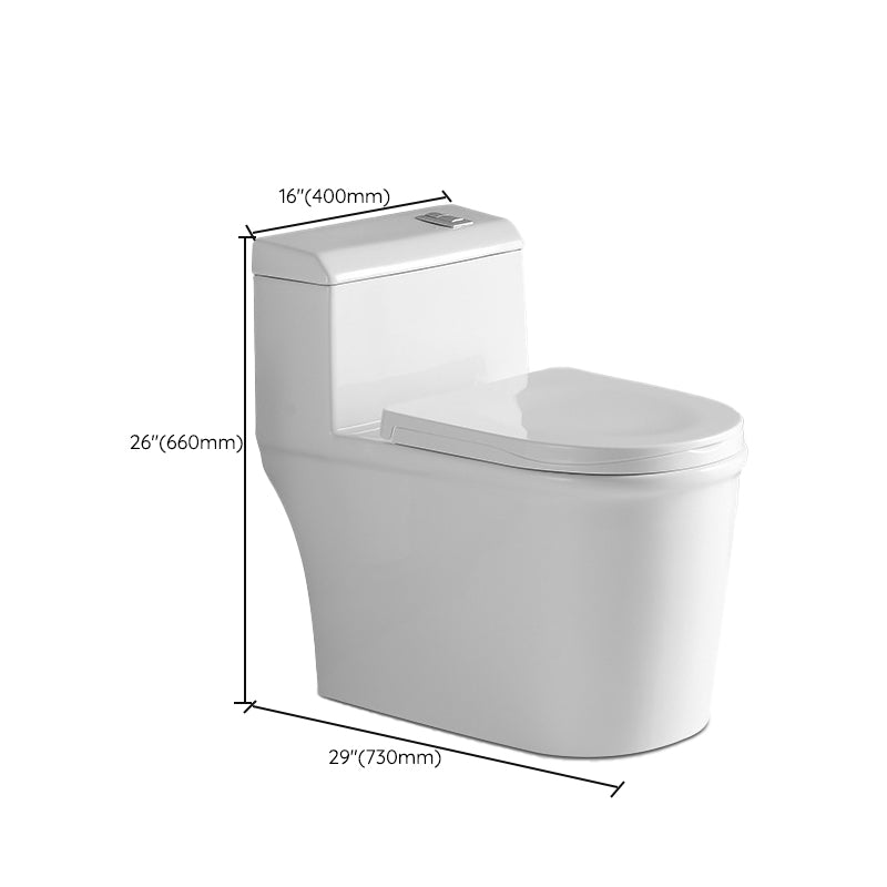 Traditional Ceramic Flush Toilet Seat Included Urine Toilet for Bathroom Clearhalo 'Bathroom Remodel & Bathroom Fixtures' 'Home Improvement' 'home_improvement' 'home_improvement_toilets' 'Toilets & Bidets' 'Toilets' 6980545