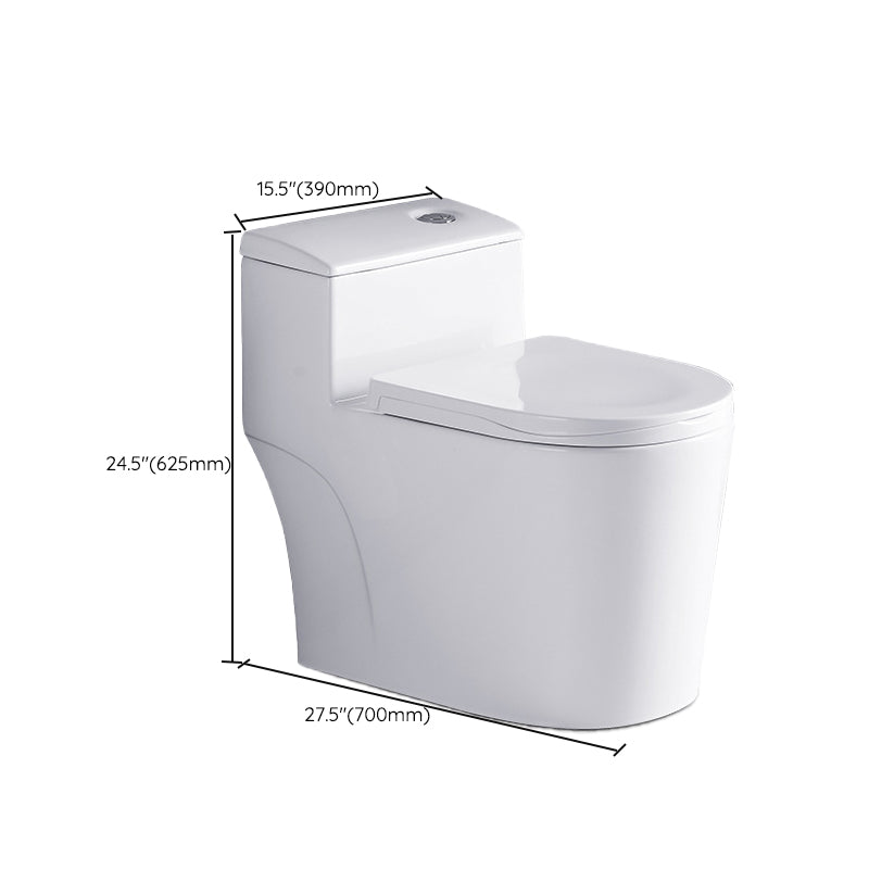 Traditional Ceramic Flush Toilet Seat Included Urine Toilet for Bathroom Clearhalo 'Bathroom Remodel & Bathroom Fixtures' 'Home Improvement' 'home_improvement' 'home_improvement_toilets' 'Toilets & Bidets' 'Toilets' 6980546