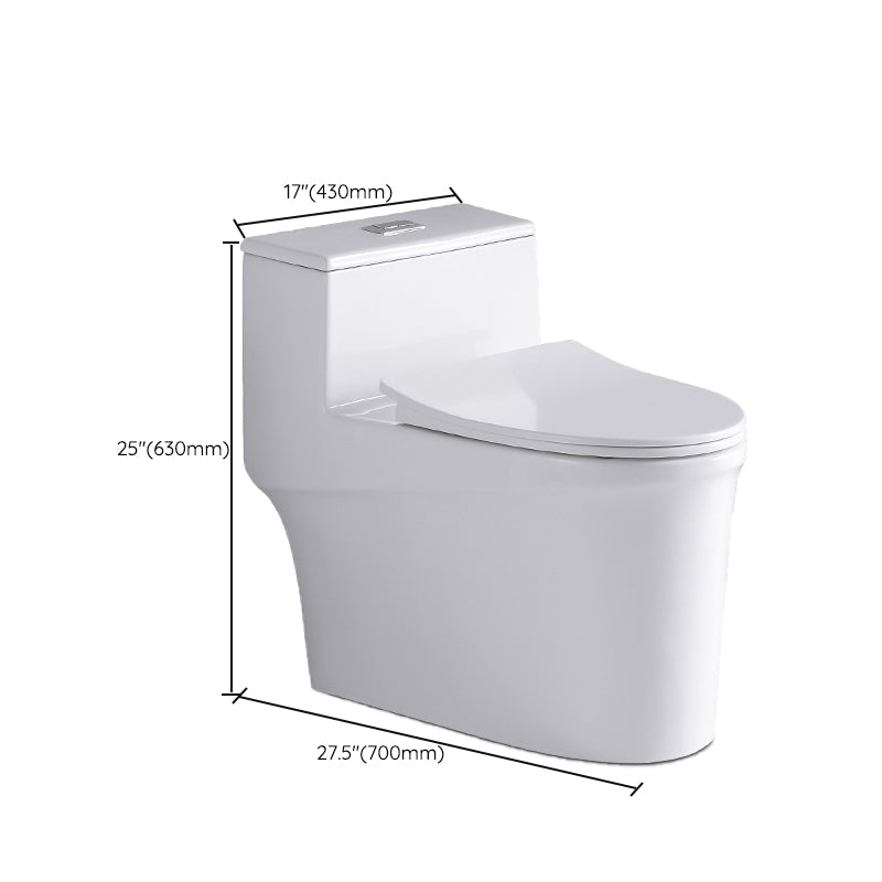 Traditional Ceramic Flush Toilet Seat Included Urine Toilet for Bathroom Clearhalo 'Bathroom Remodel & Bathroom Fixtures' 'Home Improvement' 'home_improvement' 'home_improvement_toilets' 'Toilets & Bidets' 'Toilets' 6980548
