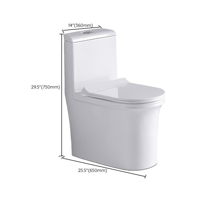 Traditional Ceramic Flush Toilet Seat Included Urine Toilet for Bathroom Clearhalo 'Bathroom Remodel & Bathroom Fixtures' 'Home Improvement' 'home_improvement' 'home_improvement_toilets' 'Toilets & Bidets' 'Toilets' 6980550