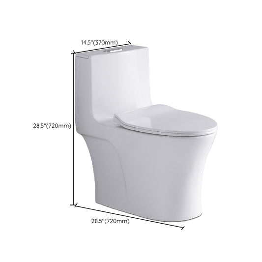 Traditional Ceramic Flush Toilet Seat Included Urine Toilet for Bathroom Clearhalo 'Bathroom Remodel & Bathroom Fixtures' 'Home Improvement' 'home_improvement' 'home_improvement_toilets' 'Toilets & Bidets' 'Toilets' 6980551