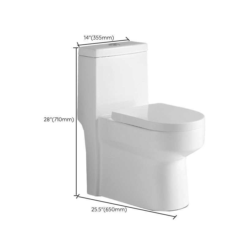 Traditional Ceramic Flush Toilet Seat Included Urine Toilet for Bathroom Clearhalo 'Bathroom Remodel & Bathroom Fixtures' 'Home Improvement' 'home_improvement' 'home_improvement_toilets' 'Toilets & Bidets' 'Toilets' 6980553