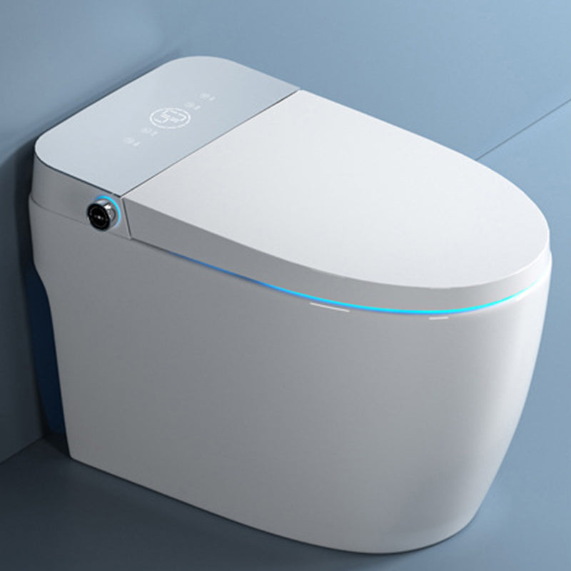 Modern One-Piece Flush Toilet Floor Mount Urine Toilet with Seat for Washroom Grey Clearhalo 'Bathroom Remodel & Bathroom Fixtures' 'Home Improvement' 'home_improvement' 'home_improvement_toilets' 'Toilets & Bidets' 'Toilets' 6980580