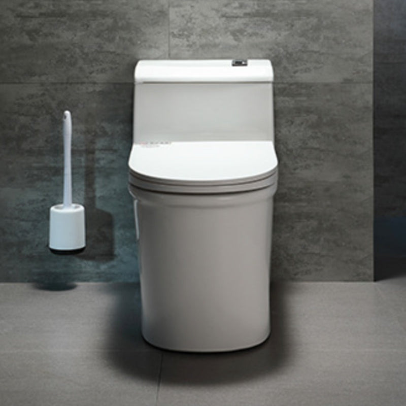 Contemporary 1 Piece Flush Toilet White Floor Mounted Urine Toilet for Washroom Clearhalo 'Bathroom Remodel & Bathroom Fixtures' 'Home Improvement' 'home_improvement' 'home_improvement_toilets' 'Toilets & Bidets' 'Toilets' 6980596