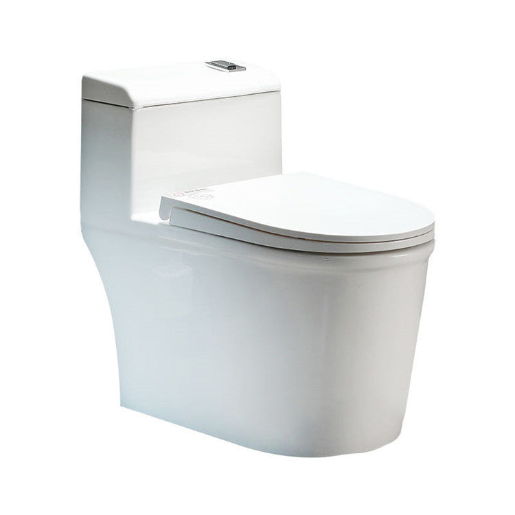 Contemporary 1 Piece Flush Toilet White Floor Mounted Urine Toilet for Washroom Clearhalo 'Bathroom Remodel & Bathroom Fixtures' 'Home Improvement' 'home_improvement' 'home_improvement_toilets' 'Toilets & Bidets' 'Toilets' 6980600