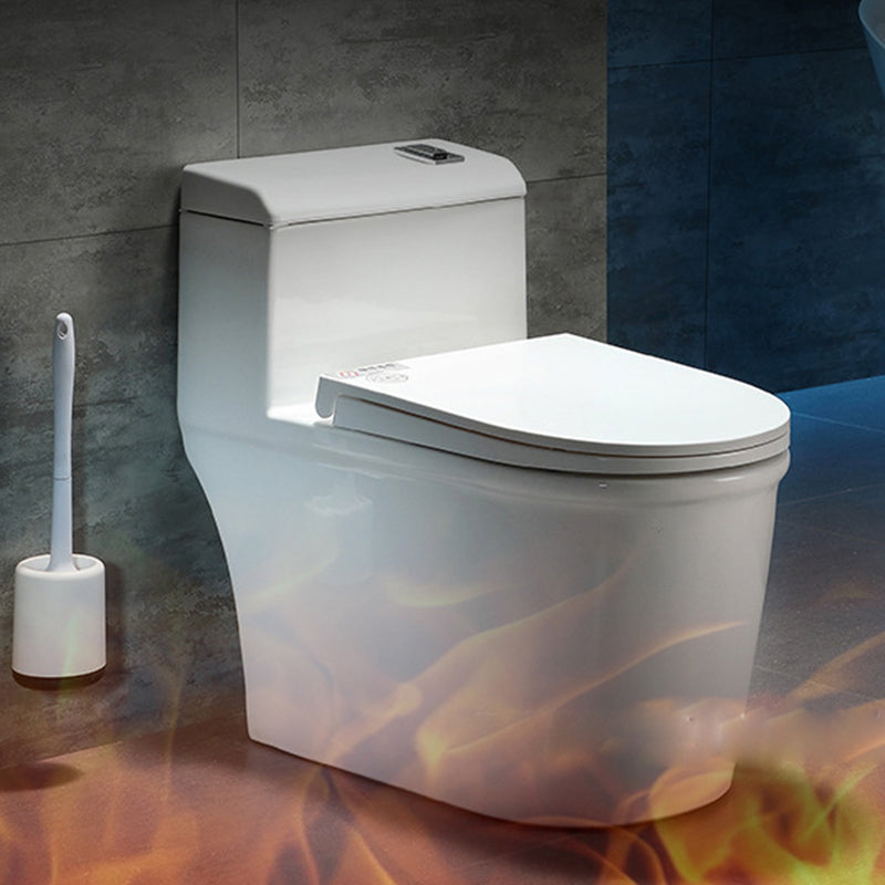 Contemporary 1 Piece Flush Toilet White Floor Mounted Urine Toilet for Washroom Clearhalo 'Bathroom Remodel & Bathroom Fixtures' 'Home Improvement' 'home_improvement' 'home_improvement_toilets' 'Toilets & Bidets' 'Toilets' 6980601