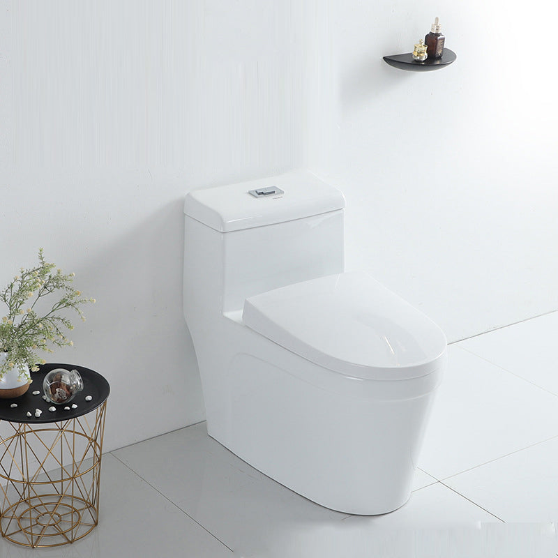 Traditional Ceramic Flush Toilet 1-Piece Toilet Bowl for Bathroom UF Clearhalo 'Bathroom Remodel & Bathroom Fixtures' 'Home Improvement' 'home_improvement' 'home_improvement_toilets' 'Toilets & Bidets' 'Toilets' 6980618