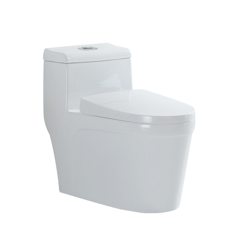 Traditional Ceramic Flush Toilet 1-Piece Toilet Bowl for Bathroom Clearhalo 'Bathroom Remodel & Bathroom Fixtures' 'Home Improvement' 'home_improvement' 'home_improvement_toilets' 'Toilets & Bidets' 'Toilets' 6980626