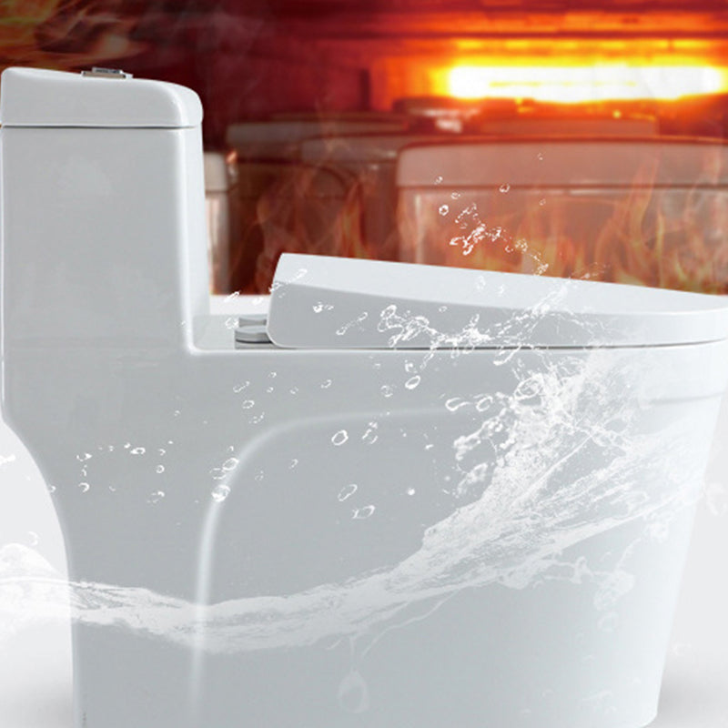 Traditional Ceramic Flush Toilet 1-Piece Toilet Bowl for Bathroom Clearhalo 'Bathroom Remodel & Bathroom Fixtures' 'Home Improvement' 'home_improvement' 'home_improvement_toilets' 'Toilets & Bidets' 'Toilets' 6980629