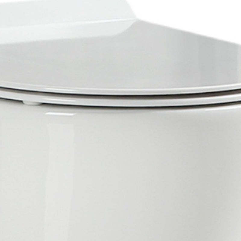 Contemporary Flush Toilet Wall Mount One-Piece Toilet Porcelain Toilet Clearhalo 'Bathroom Remodel & Bathroom Fixtures' 'Home Improvement' 'home_improvement' 'home_improvement_toilets' 'Toilets & Bidets' 'Toilets' 6980679