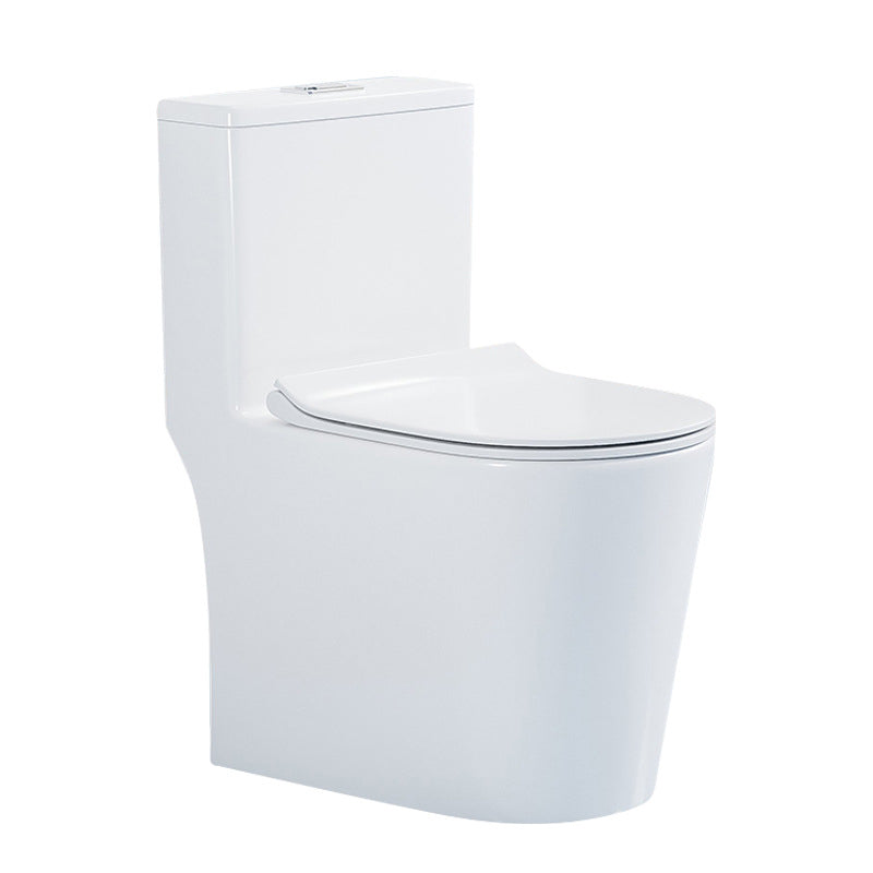 Contemporary 1 Piece Flush Toilet Floor Mounted White Urine Toilet for Washroom Clearhalo 'Bathroom Remodel & Bathroom Fixtures' 'Home Improvement' 'home_improvement' 'home_improvement_toilets' 'Toilets & Bidets' 'Toilets' 6980699