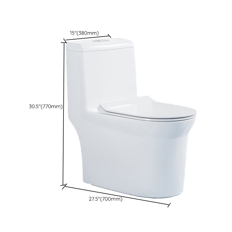 Contemporary 1 Piece Flush Toilet Floor Mounted White Urine Toilet for Washroom Clearhalo 'Bathroom Remodel & Bathroom Fixtures' 'Home Improvement' 'home_improvement' 'home_improvement_toilets' 'Toilets & Bidets' 'Toilets' 6980721