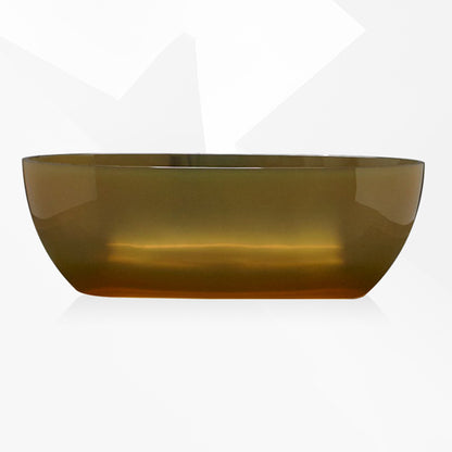 Soaking Stand Alone Bathtub Back to Wall Antique Finish Bathtub Brown Clearhalo 'Bathroom Remodel & Bathroom Fixtures' 'Bathtubs' 'Home Improvement' 'home_improvement' 'home_improvement_bathtubs' 'Showers & Bathtubs' 6980839