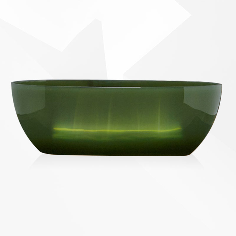 Soaking Stand Alone Bathtub Back to Wall Antique Finish Bathtub Green Clearhalo 'Bathroom Remodel & Bathroom Fixtures' 'Bathtubs' 'Home Improvement' 'home_improvement' 'home_improvement_bathtubs' 'Showers & Bathtubs' 6980843