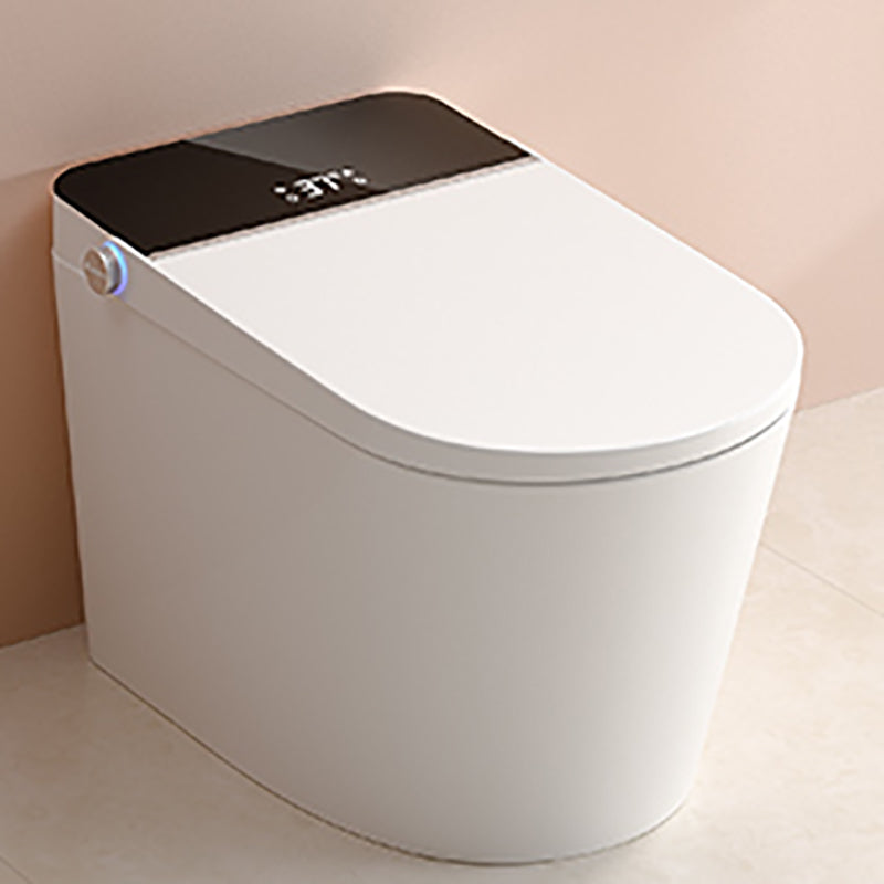 Modern Floor Standing Bidet Elongated Antimicrobial Floor Mount Bidet Black White Clearhalo 'Bathroom Remodel & Bathroom Fixtures' 'Bidets' 'Home Improvement' 'home_improvement' 'home_improvement_bidets' 'Toilets & Bidets' 6996747