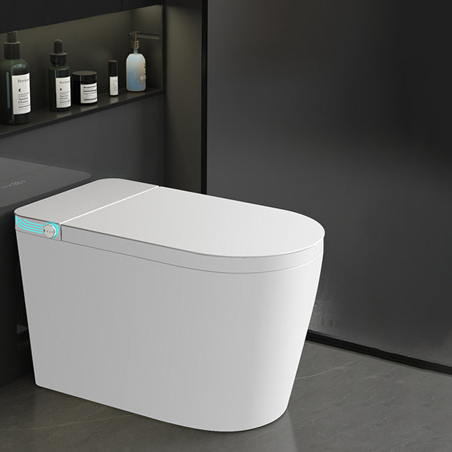 Dryer Elongated Floor Mount Bidet White Floor Standing Bidet with Heated Seat Clearhalo 'Bathroom Remodel & Bathroom Fixtures' 'Bidets' 'Home Improvement' 'home_improvement' 'home_improvement_bidets' 'Toilets & Bidets' 6996790