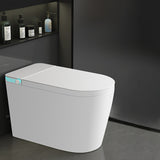 Dryer Elongated Floor Mount Bidet White Floor Standing Bidet with Heated Seat Clearhalo 'Bathroom Remodel & Bathroom Fixtures' 'Bidets' 'Home Improvement' 'home_improvement' 'home_improvement_bidets' 'Toilets & Bidets' 6996790