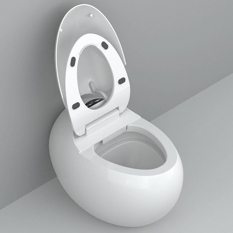 White Vitreous China Bidets with Heated Seat Floor Standing Bidet Clearhalo 'Bathroom Remodel & Bathroom Fixtures' 'Bidets' 'Home Improvement' 'home_improvement' 'home_improvement_bidets' 'Toilets & Bidets' 6996799