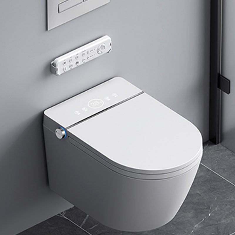 Wall Mounted Bidet in White with Unlimited Warm Water and Heated Seat Clearhalo 'Bathroom Remodel & Bathroom Fixtures' 'Bidets' 'Home Improvement' 'home_improvement' 'home_improvement_bidets' 'Toilets & Bidets' 6996821
