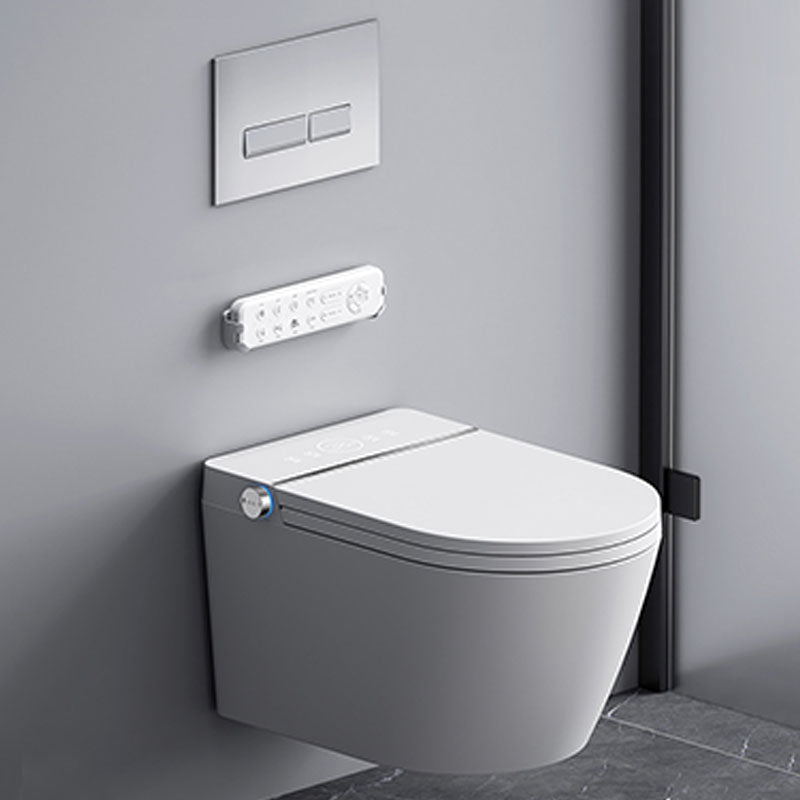 Wall Mounted Bidet in White with Unlimited Warm Water and Heated Seat Clearhalo 'Bathroom Remodel & Bathroom Fixtures' 'Bidets' 'Home Improvement' 'home_improvement' 'home_improvement_bidets' 'Toilets & Bidets' 6996823