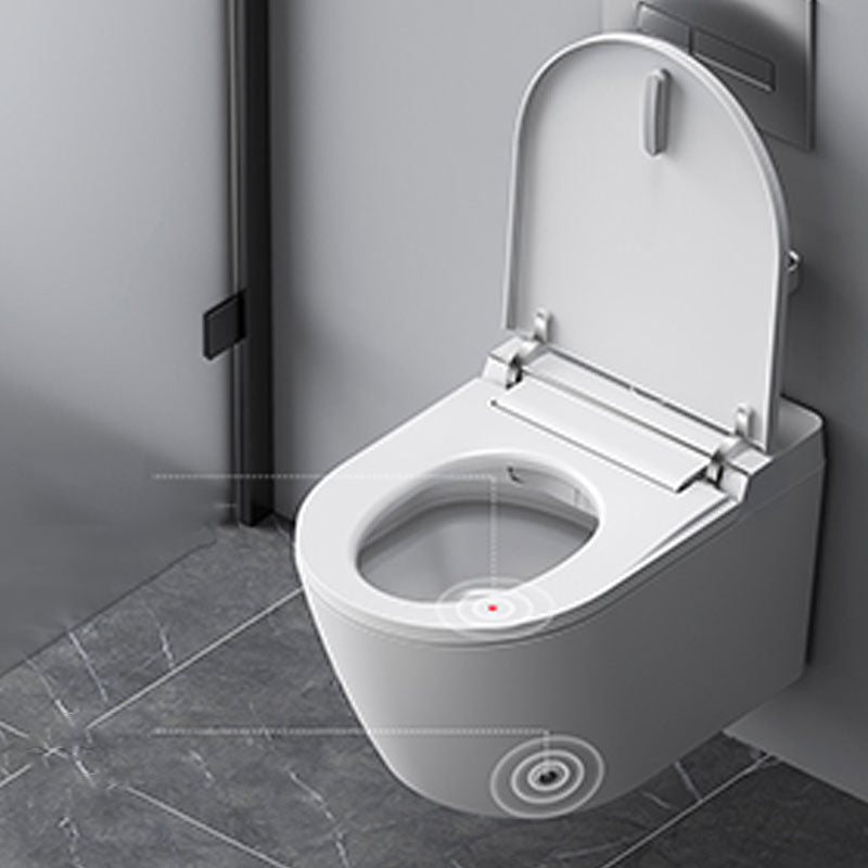 Wall Mounted Bidet in White with Unlimited Warm Water and Heated Seat Clearhalo 'Bathroom Remodel & Bathroom Fixtures' 'Bidets' 'Home Improvement' 'home_improvement' 'home_improvement_bidets' 'Toilets & Bidets' 6996825