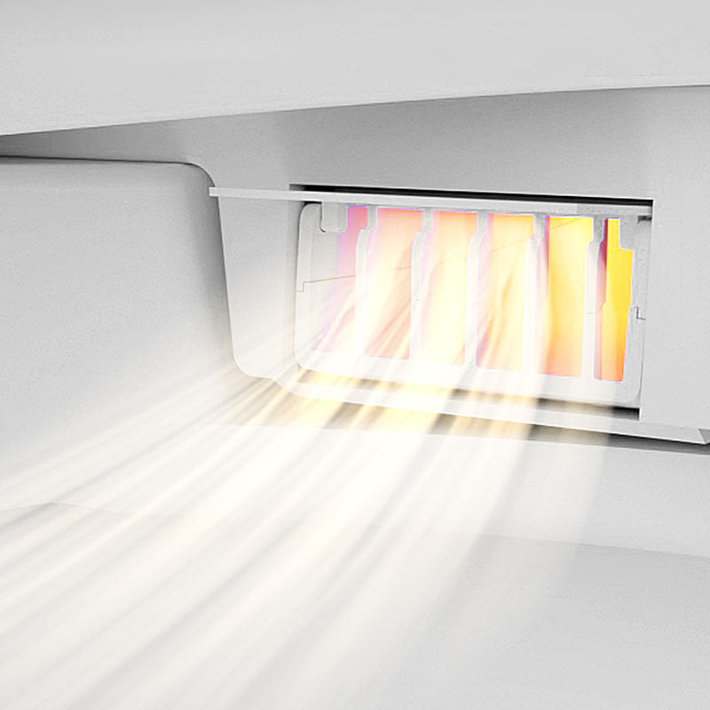 White Elongated Wall Mounted Bidet with Warm Air Dryer and Heated Seat Clearhalo 'Bathroom Remodel & Bathroom Fixtures' 'Bidets' 'Home Improvement' 'home_improvement' 'home_improvement_bidets' 'Toilets & Bidets' 6996841