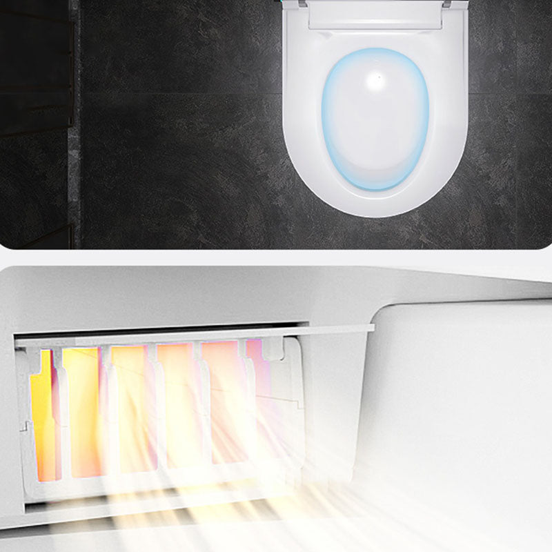 White Wall Mounted Bidet with Unlimited Warm Water and Heated Seat Clearhalo 'Bathroom Remodel & Bathroom Fixtures' 'Bidets' 'Home Improvement' 'home_improvement' 'home_improvement_bidets' 'Toilets & Bidets' 6996853