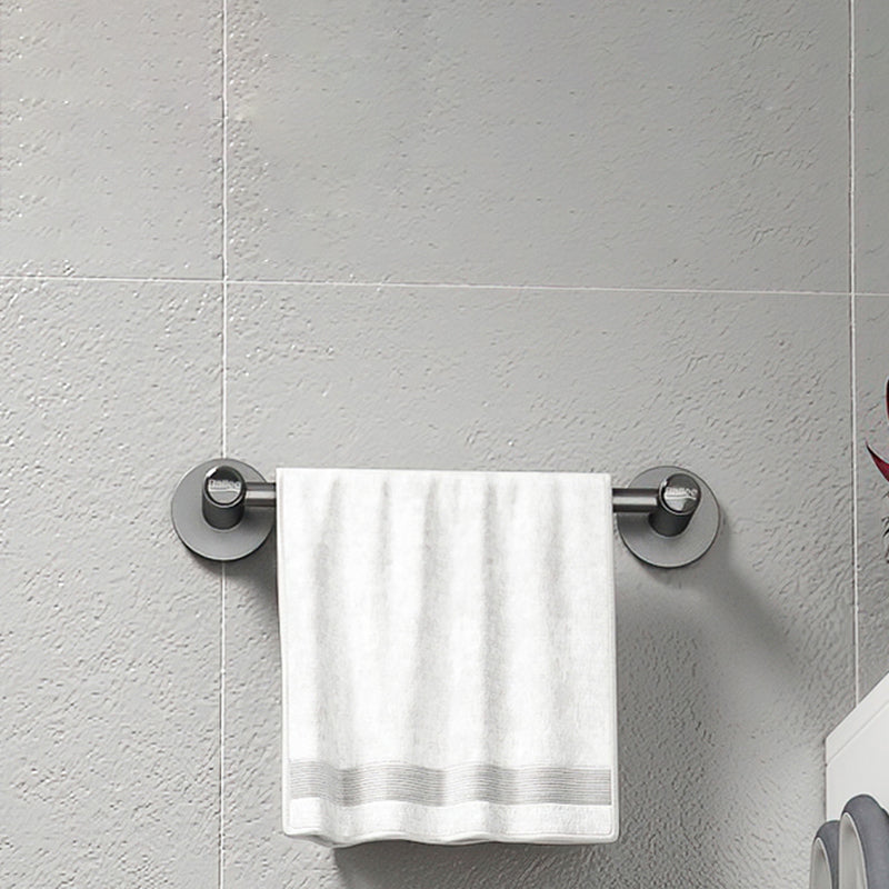 2-Piece Modern Bathroom Accessory Set Metal Slipper Rack/Towel Bar Clearhalo 'Bathroom Hardware Sets' 'Bathroom Hardware' 'Bathroom Remodel & Bathroom Fixtures' 'bathroom_hardware_sets' 'Home Improvement' 'home_improvement' 'home_improvement_bathroom_hardware_sets' 6997110