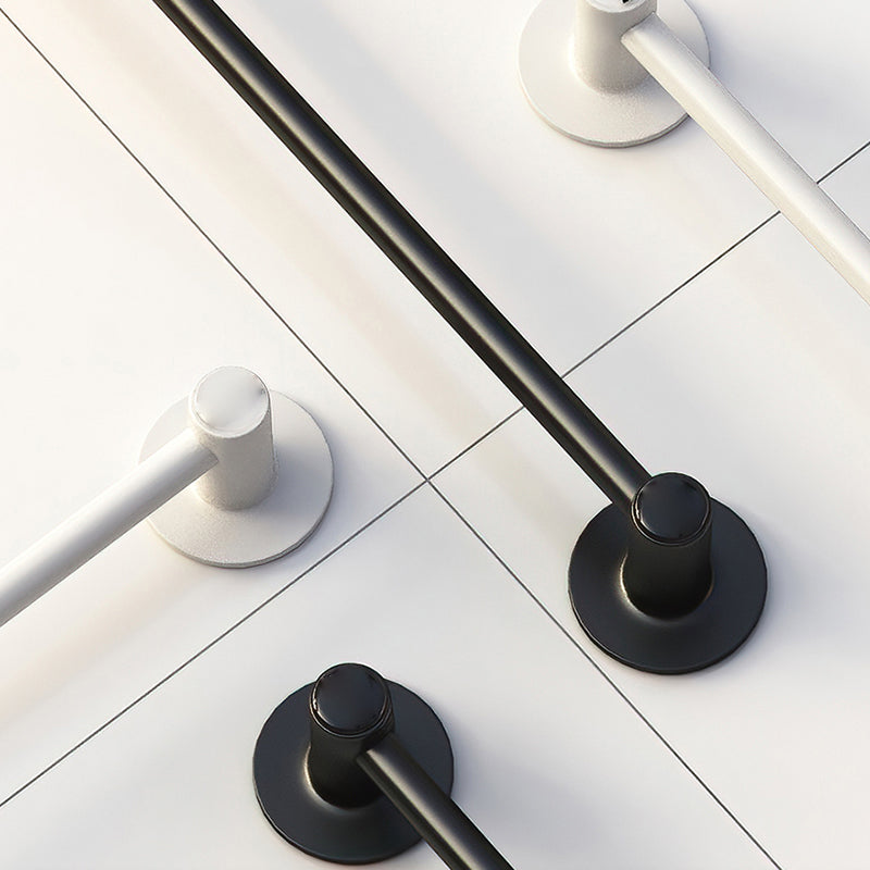 2-Piece Modern Bathroom Accessory Set Metal Slipper Rack/Towel Bar Clearhalo 'Bathroom Hardware Sets' 'Bathroom Hardware' 'Bathroom Remodel & Bathroom Fixtures' 'bathroom_hardware_sets' 'Home Improvement' 'home_improvement' 'home_improvement_bathroom_hardware_sets' 6997114