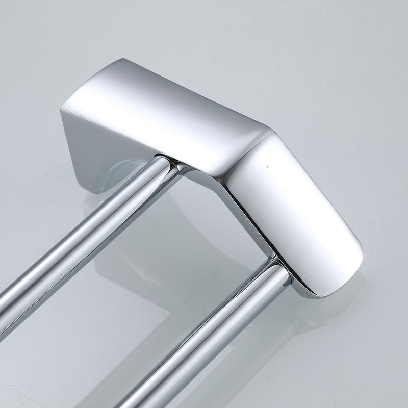 Silver Bathroom Accessories Hardware Set Modern Bathroom Accessory Kit Clearhalo 'Bathroom Hardware Sets' 'Bathroom Hardware' 'Bathroom Remodel & Bathroom Fixtures' 'bathroom_hardware_sets' 'Home Improvement' 'home_improvement' 'home_improvement_bathroom_hardware_sets' 6997200