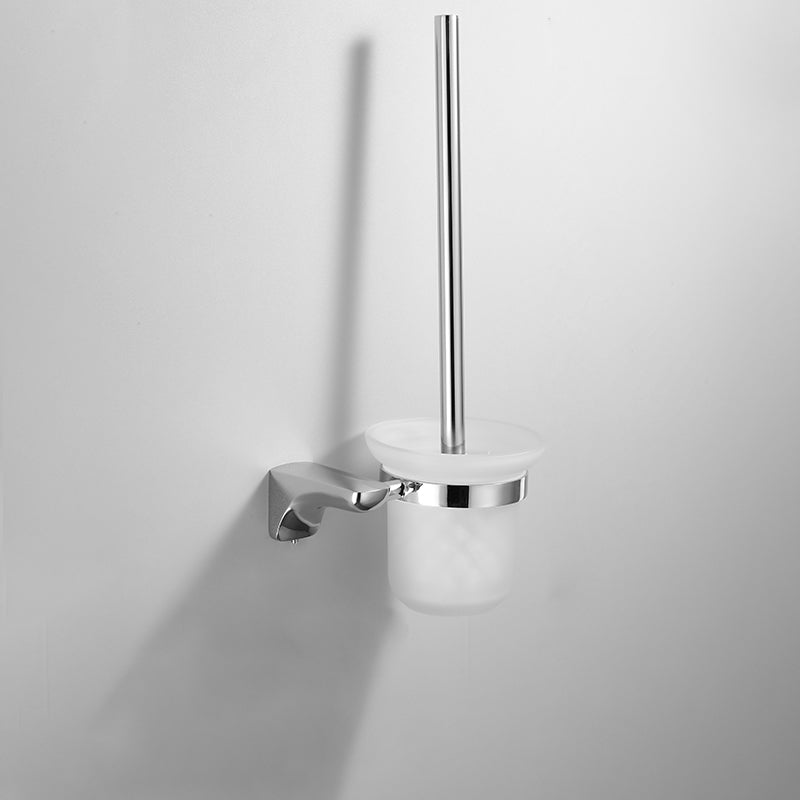 Silver Bathroom Accessories Hardware Set Modern Bathroom Accessory Kit Toilet Brush Clearhalo 'Bathroom Hardware Sets' 'Bathroom Hardware' 'Bathroom Remodel & Bathroom Fixtures' 'bathroom_hardware_sets' 'Home Improvement' 'home_improvement' 'home_improvement_bathroom_hardware_sets' 6997201