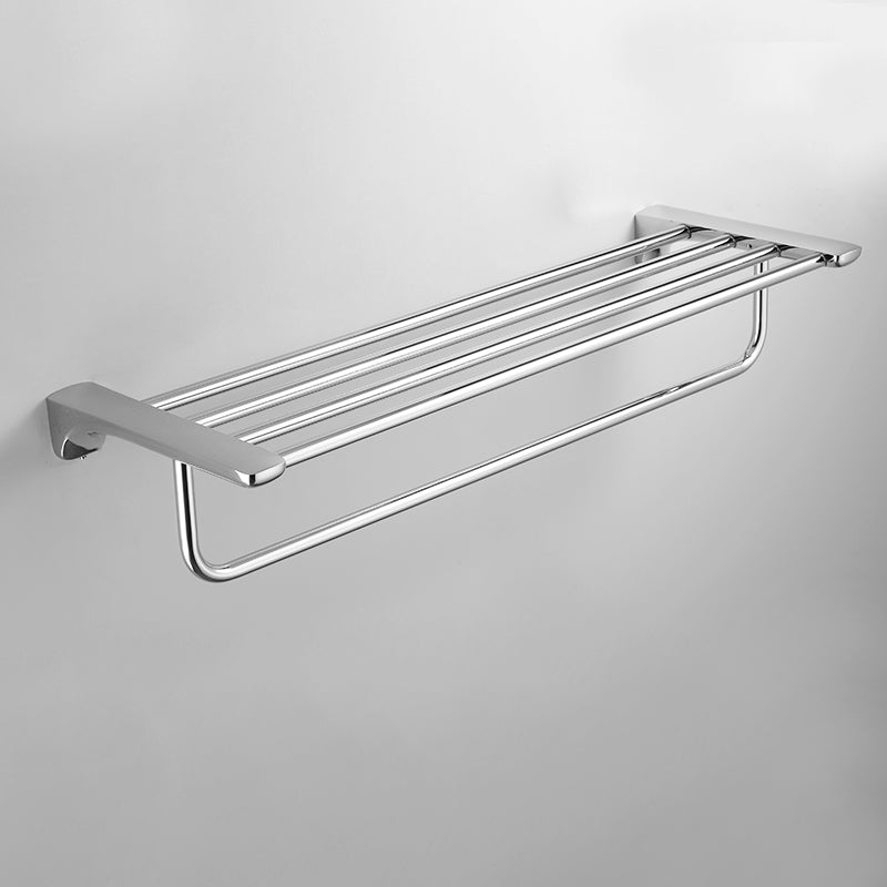 Silver Bathroom Accessories Hardware Set Modern Bathroom Accessory Kit Clearhalo 'Bathroom Hardware Sets' 'Bathroom Hardware' 'Bathroom Remodel & Bathroom Fixtures' 'bathroom_hardware_sets' 'Home Improvement' 'home_improvement' 'home_improvement_bathroom_hardware_sets' 6997210