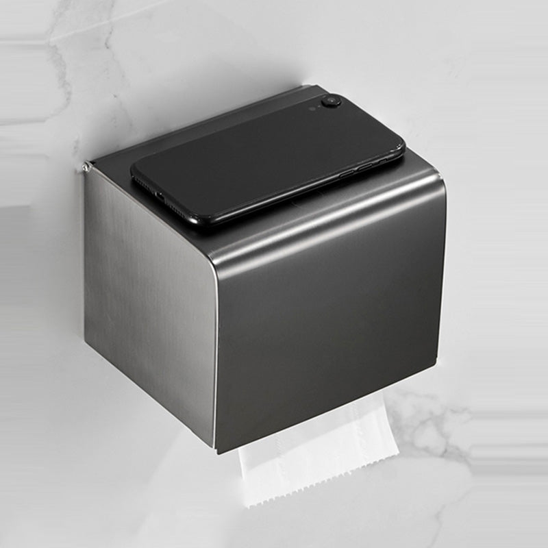 Modern Bathroom Accessories Hardware Set Grey Bathroom Accessory Kit Tissue Box Clearhalo 'Bathroom Hardware Sets' 'Bathroom Hardware' 'Bathroom Remodel & Bathroom Fixtures' 'bathroom_hardware_sets' 'Home Improvement' 'home_improvement' 'home_improvement_bathroom_hardware_sets' 6997273