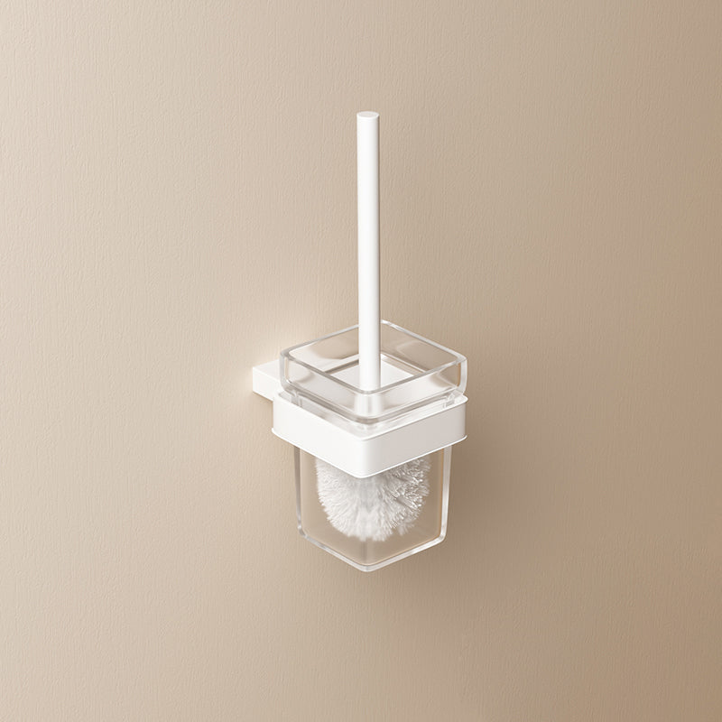 Modern Bathroom Accessory Set White Bathroom Accessories Hardware Set Toilet Brush Clearhalo 'Bathroom Hardware Sets' 'Bathroom Hardware' 'Bathroom Remodel & Bathroom Fixtures' 'bathroom_hardware_sets' 'Home Improvement' 'home_improvement' 'home_improvement_bathroom_hardware_sets' 6997531