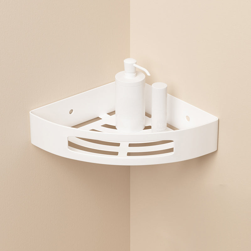 Modern Bathroom Accessory Set White Bathroom Accessories Hardware Set Triangular Bath Shelf Clearhalo 'Bathroom Hardware Sets' 'Bathroom Hardware' 'Bathroom Remodel & Bathroom Fixtures' 'bathroom_hardware_sets' 'Home Improvement' 'home_improvement' 'home_improvement_bathroom_hardware_sets' 6997534
