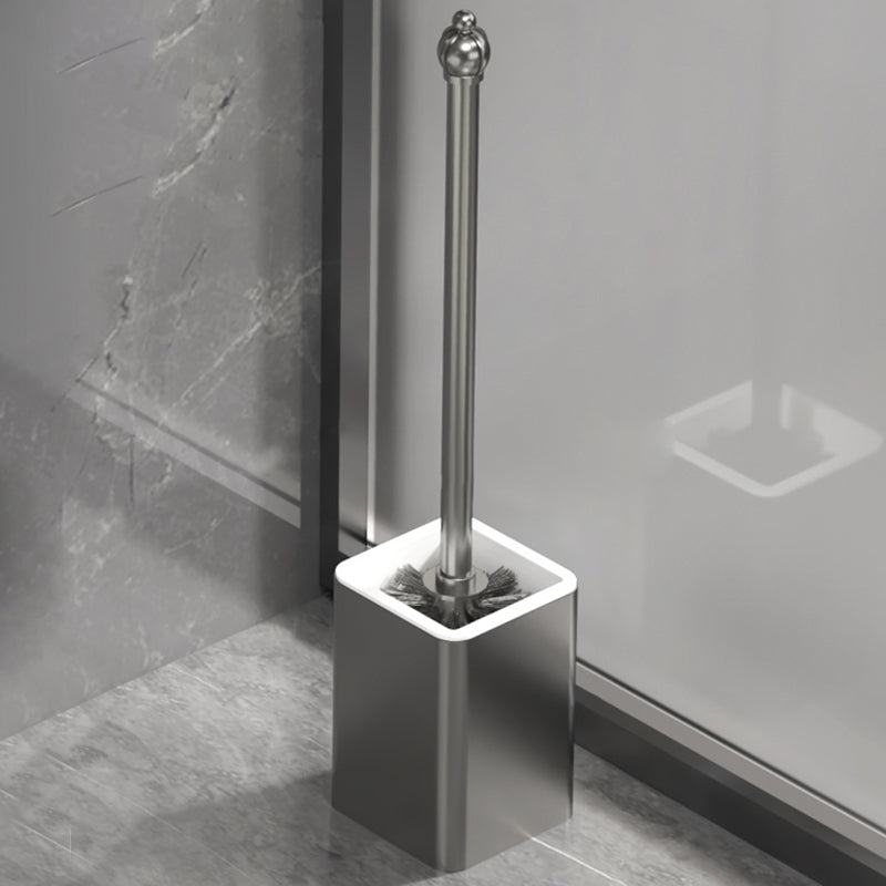 Modern Bathroom Accessory Set Grey Bathroom Accessories Hardware Set Toilet Brush Clearhalo 'Bathroom Hardware Sets' 'Bathroom Hardware' 'Bathroom Remodel & Bathroom Fixtures' 'bathroom_hardware_sets' 'Home Improvement' 'home_improvement' 'home_improvement_bathroom_hardware_sets' 6997613