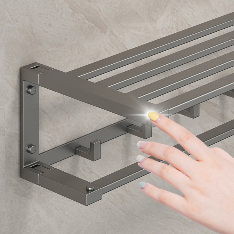 Modern Bathroom Accessory Set Grey Bathroom Accessories Hardware Set Clearhalo 'Bathroom Hardware Sets' 'Bathroom Hardware' 'Bathroom Remodel & Bathroom Fixtures' 'bathroom_hardware_sets' 'Home Improvement' 'home_improvement' 'home_improvement_bathroom_hardware_sets' 6997624