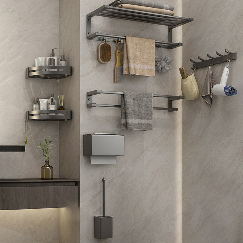 Modern Bathroom Accessory Set Grey Bathroom Accessories Hardware Set -  Clearhalo