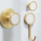 Polished Brass Bathroom Accessory Set Marble Bathroom Hardware Clearhalo 'Bathroom Hardware Sets' 'Bathroom Hardware' 'Bathroom Remodel & Bathroom Fixtures' 'bathroom_hardware_sets' 'Home Improvement' 'home_improvement' 'home_improvement_bathroom_hardware_sets' 6997736