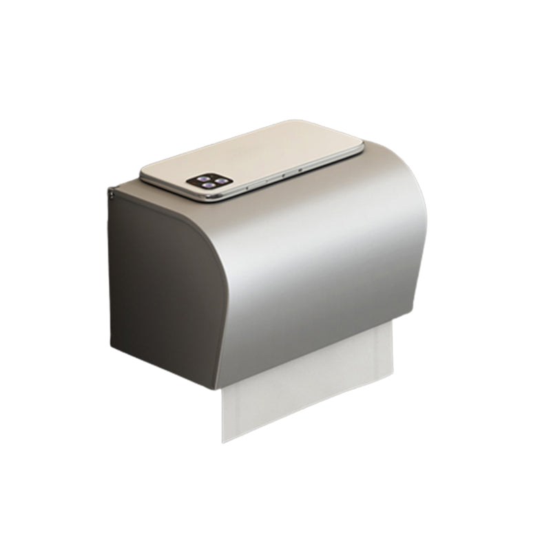 Contemporary Silver Metal Bath Hardware Set with Triangle Bath Shelf Clearhalo 'Bathroom Hardware Sets' 'Bathroom Hardware' 'Bathroom Remodel & Bathroom Fixtures' 'bathroom_hardware_sets' 'Home Improvement' 'home_improvement' 'home_improvement_bathroom_hardware_sets' 6997887