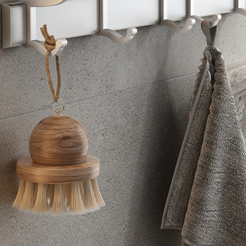 Contemporary Silver Metal Bath Hardware Set with Triangle Bath Shelf Clearhalo 'Bathroom Hardware Sets' 'Bathroom Hardware' 'Bathroom Remodel & Bathroom Fixtures' 'bathroom_hardware_sets' 'Home Improvement' 'home_improvement' 'home_improvement_bathroom_hardware_sets' 6997890