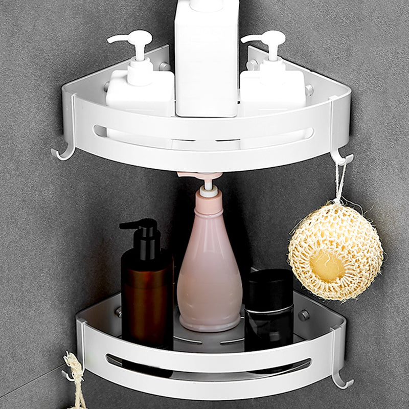 Contemporary Bathroom Accessories Hardware Set in Metal with Soap Dish Clearhalo 'Bathroom Hardware Sets' 'Bathroom Hardware' 'Bathroom Remodel & Bathroom Fixtures' 'bathroom_hardware_sets' 'Home Improvement' 'home_improvement' 'home_improvement_bathroom_hardware_sets' 6997895