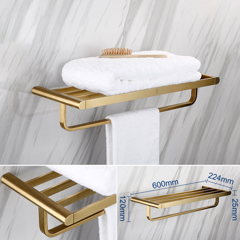 Traditional Style Brass Bathroom Accessory as Individual or as a Set in Metal Clearhalo 'Bathroom Hardware Sets' 'Bathroom Hardware' 'Bathroom Remodel & Bathroom Fixtures' 'bathroom_hardware_sets' 'Home Improvement' 'home_improvement' 'home_improvement_bathroom_hardware_sets' 6998045
