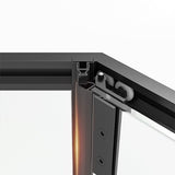 Full Frame Single Sliding Shower Door Clear Glass Shower Door Clearhalo 'Bathroom Remodel & Bathroom Fixtures' 'Home Improvement' 'home_improvement' 'home_improvement_shower_tub_doors' 'Shower and Tub Doors' 'shower_tub_doors' 'Showers & Bathtubs' 6998449