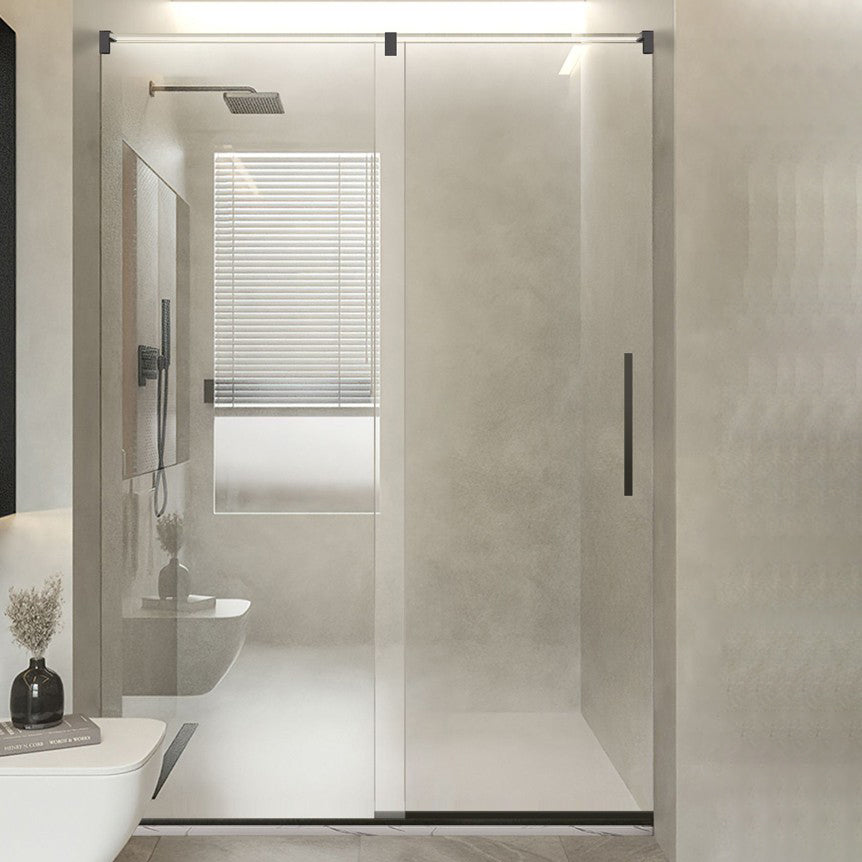Transparent Scratch Resistant Shower Doors Hinged Shower Bath Door Clearhalo 'Bathroom Remodel & Bathroom Fixtures' 'Home Improvement' 'home_improvement' 'home_improvement_shower_tub_doors' 'Shower and Tub Doors' 'shower_tub_doors' 'Showers & Bathtubs' 6998468